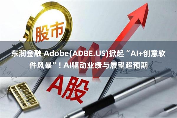 东润金融 Adobe(ADBE.US)掀起“AI+创意软件风暴”! AI驱动业绩与展望超预期
