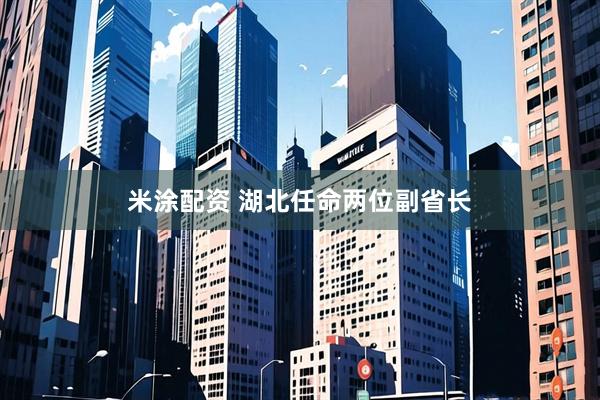 米涂配资 湖北任命两位副省长