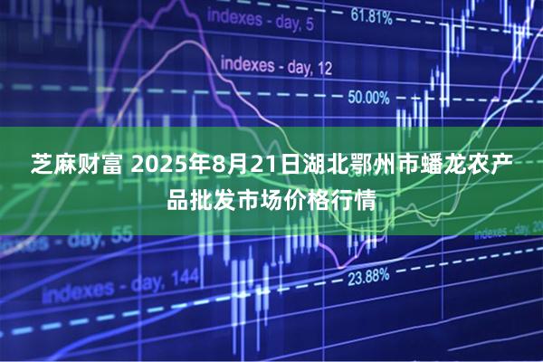 芝麻财富 2025年8月21日湖北鄂州市蟠龙农产品批发市场价格行情
